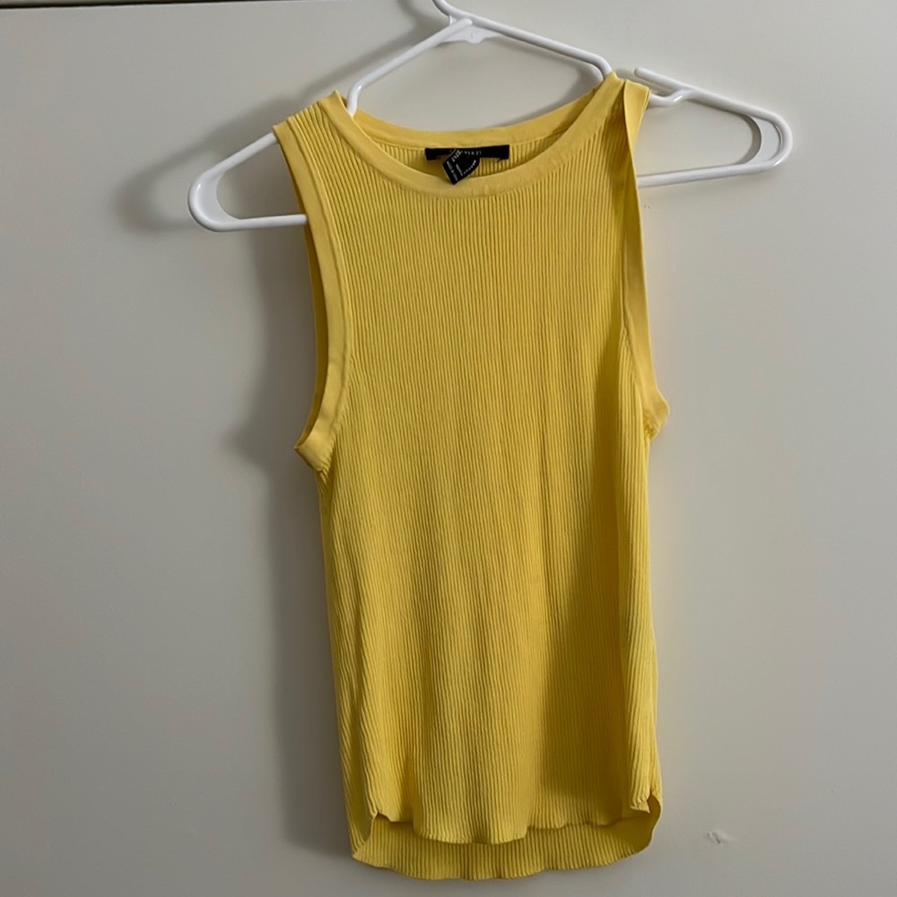 Forever 21 yellow tank